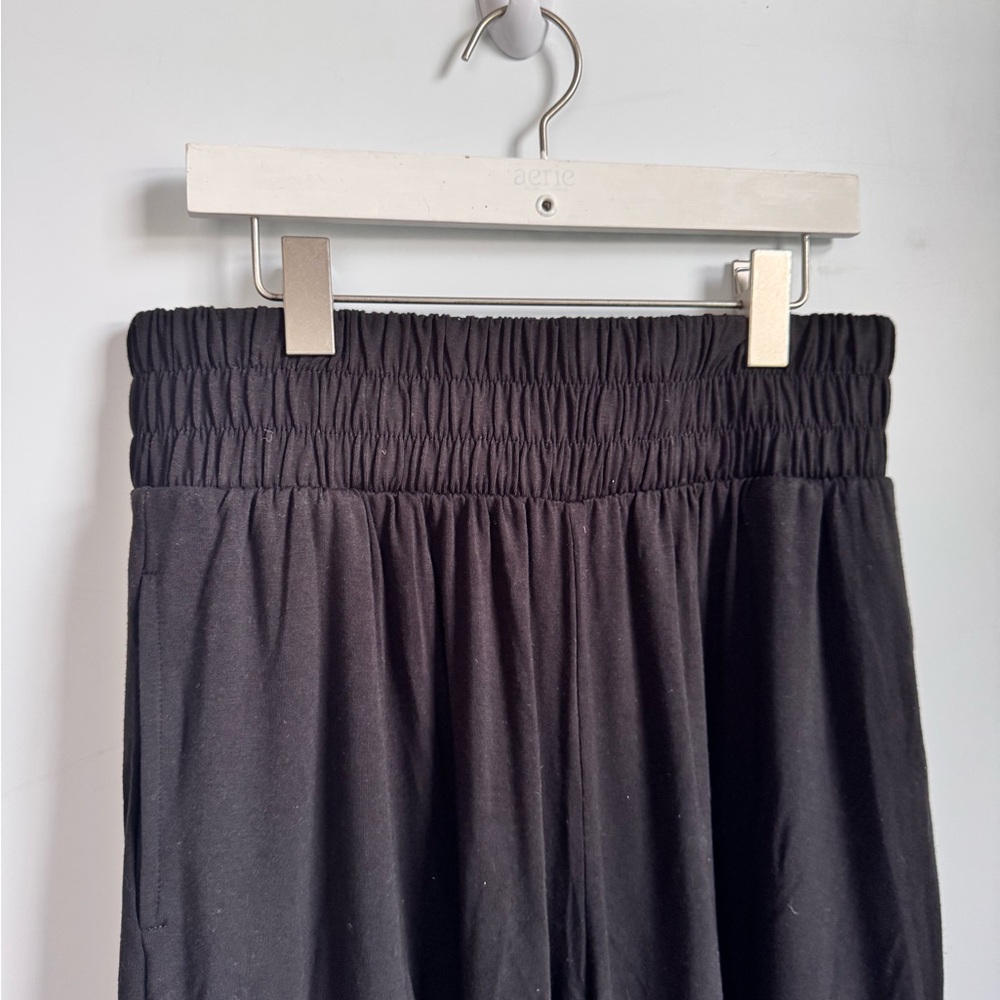 Z Supply Black Maxi Skirt-Style Wide Leg Pants - Picture 4 of 8